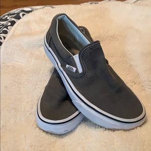 Grey Slip On Vans